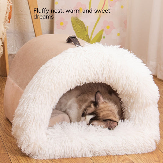New Portable Pet Nest  Warm for Cats and Dogs