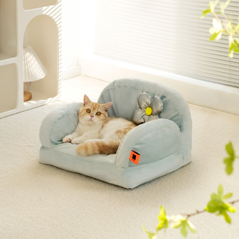 Cat Sofa Warm Removable Washable